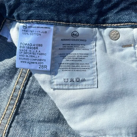 VTG Adriano Goldschmied; Medium Blue; The Rhett; Straight Jeans; 28 Regular - Picture 7 of 8